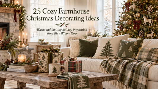 25 Cozy Farmhouse Christmas Decorating Ideas for a Warm and Inviting Home