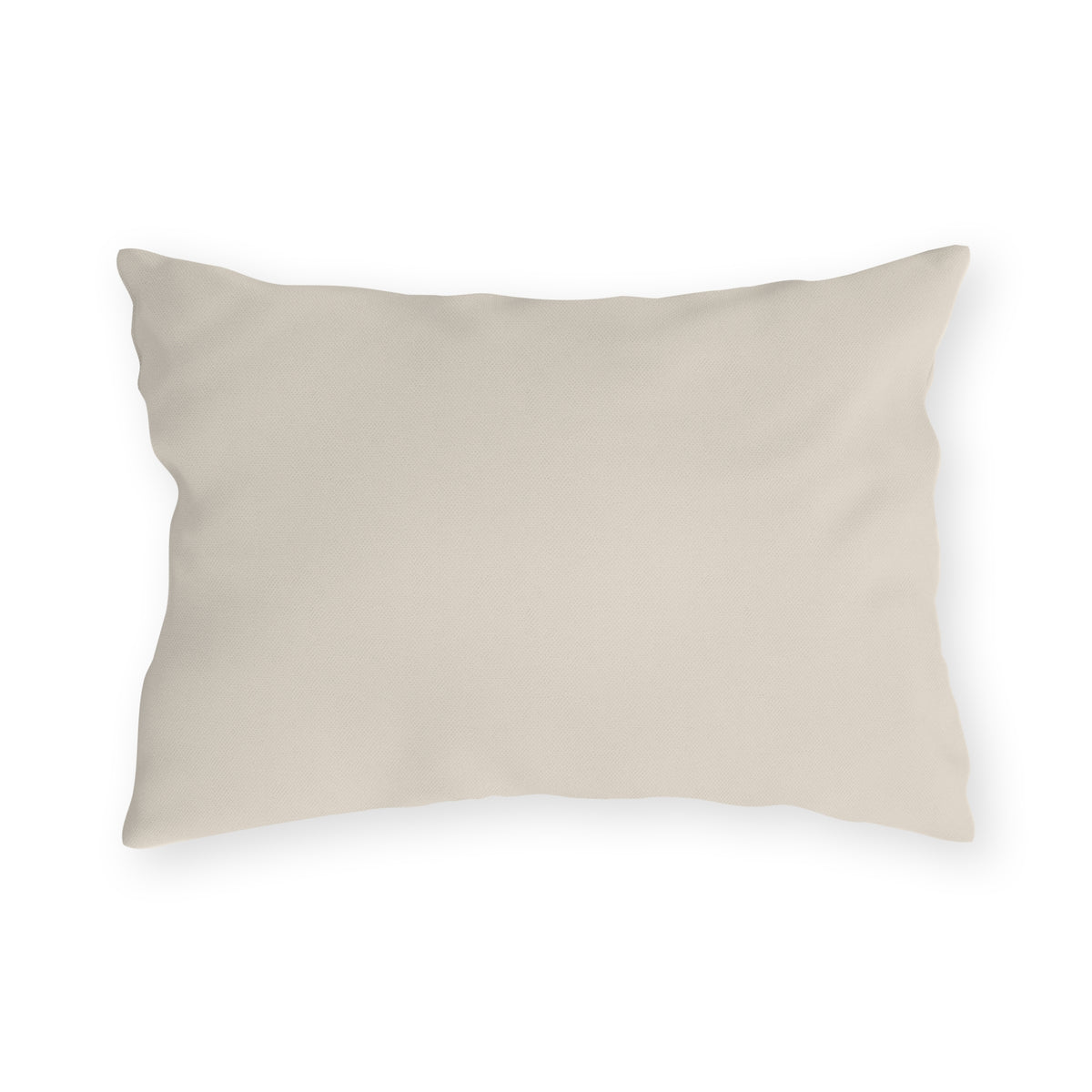Outdoor Pillow — Neutral Beige Weatherproof Patio Cushion