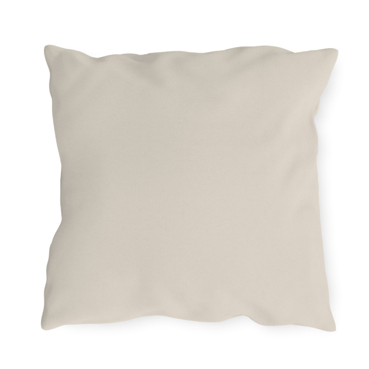 Outdoor Pillow — Neutral Beige Weatherproof Patio Cushion