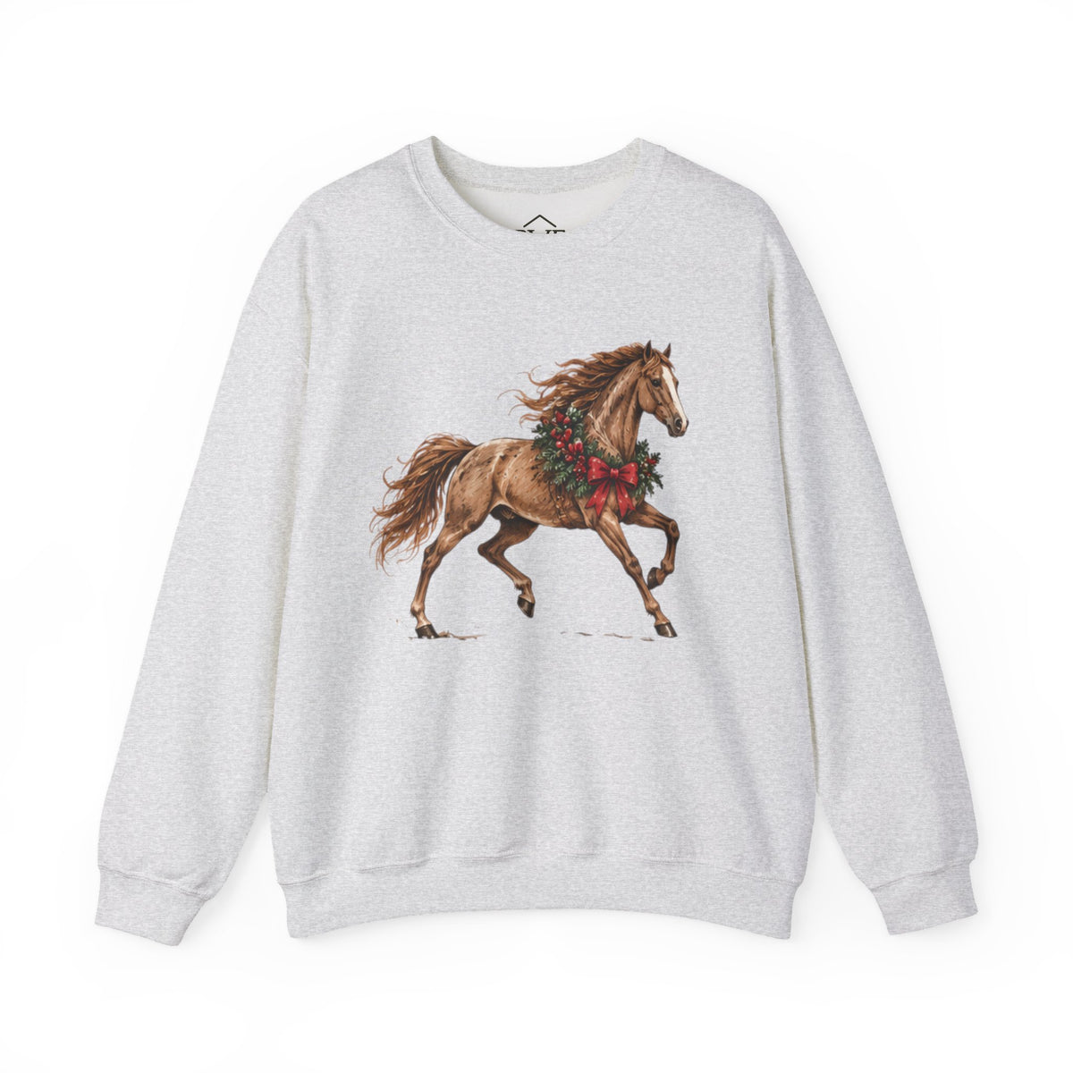 Retro Western Christmas Horse Sweatshirt