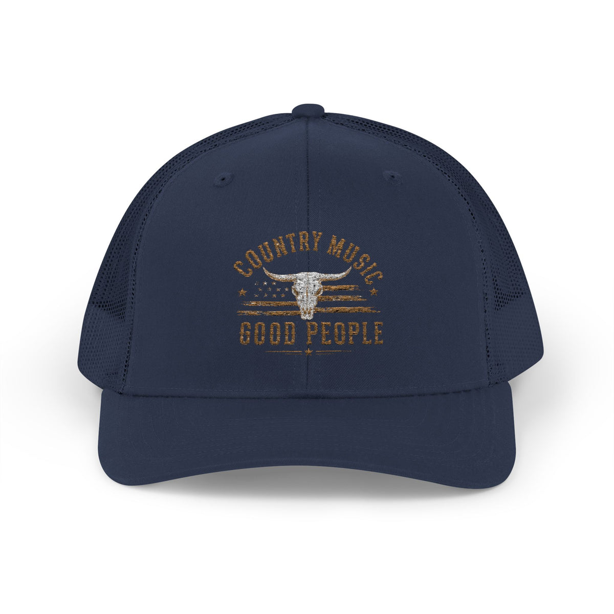 Country Music Longhorn Trucker Cap