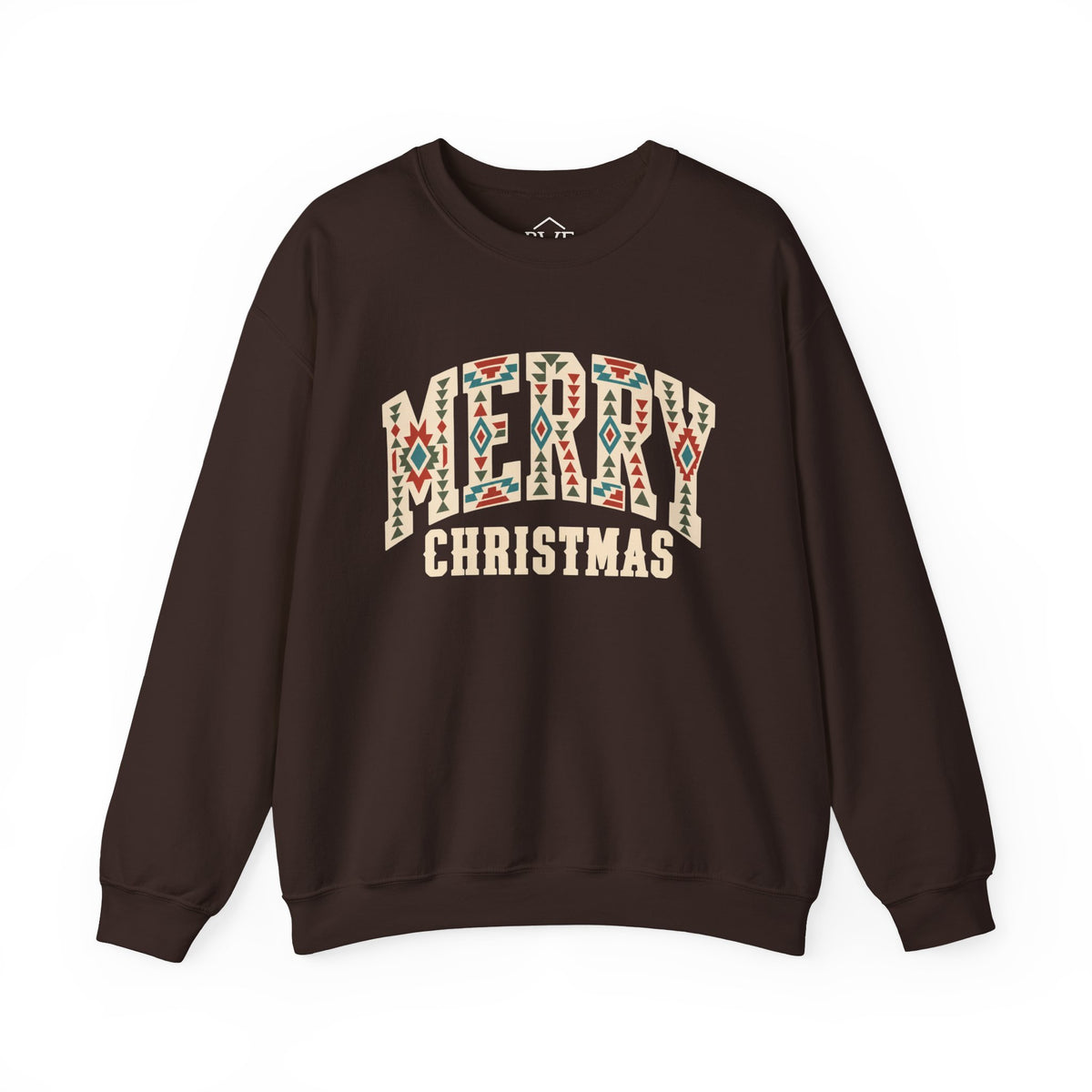Merry Christmas Western Aztec Sweatshirt
