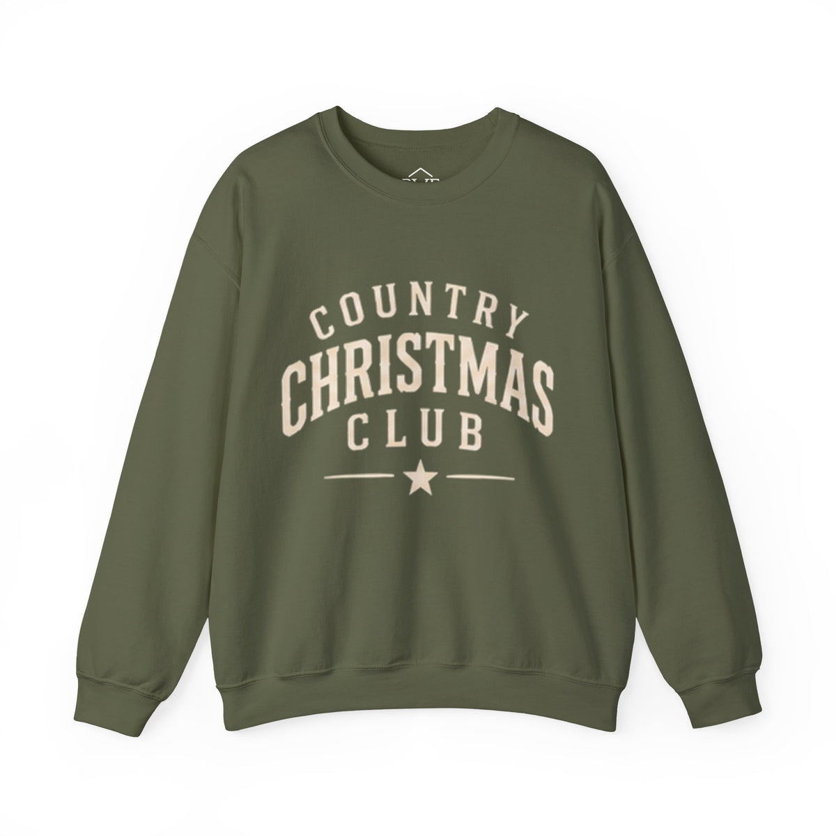 Country Christmas Club Sweatshirt - Green