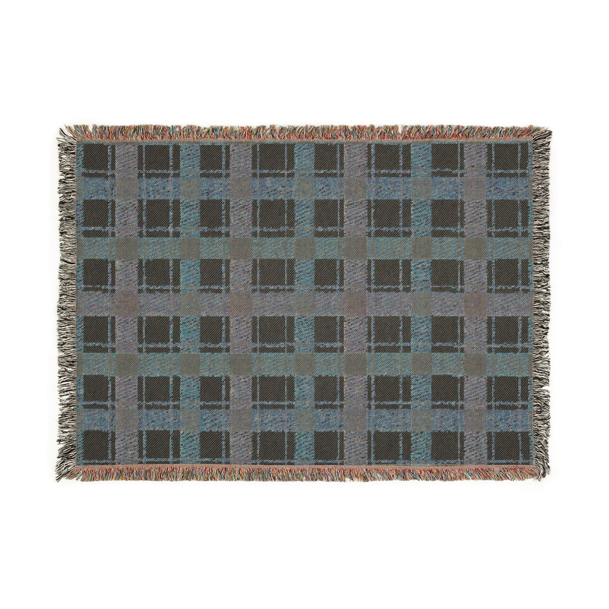 Autumn Plaid Woven Throw