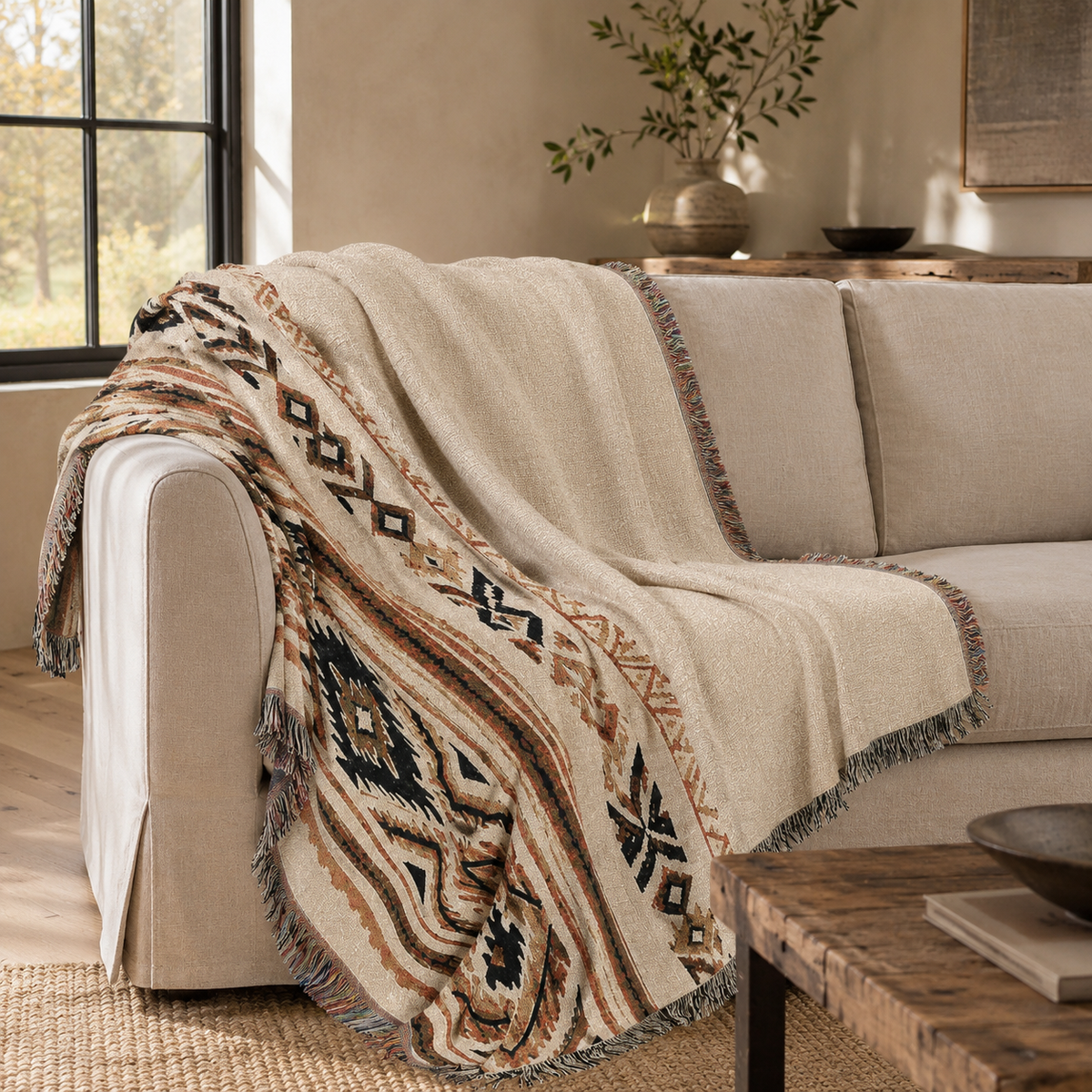 High Desert Woven Throw Blanket