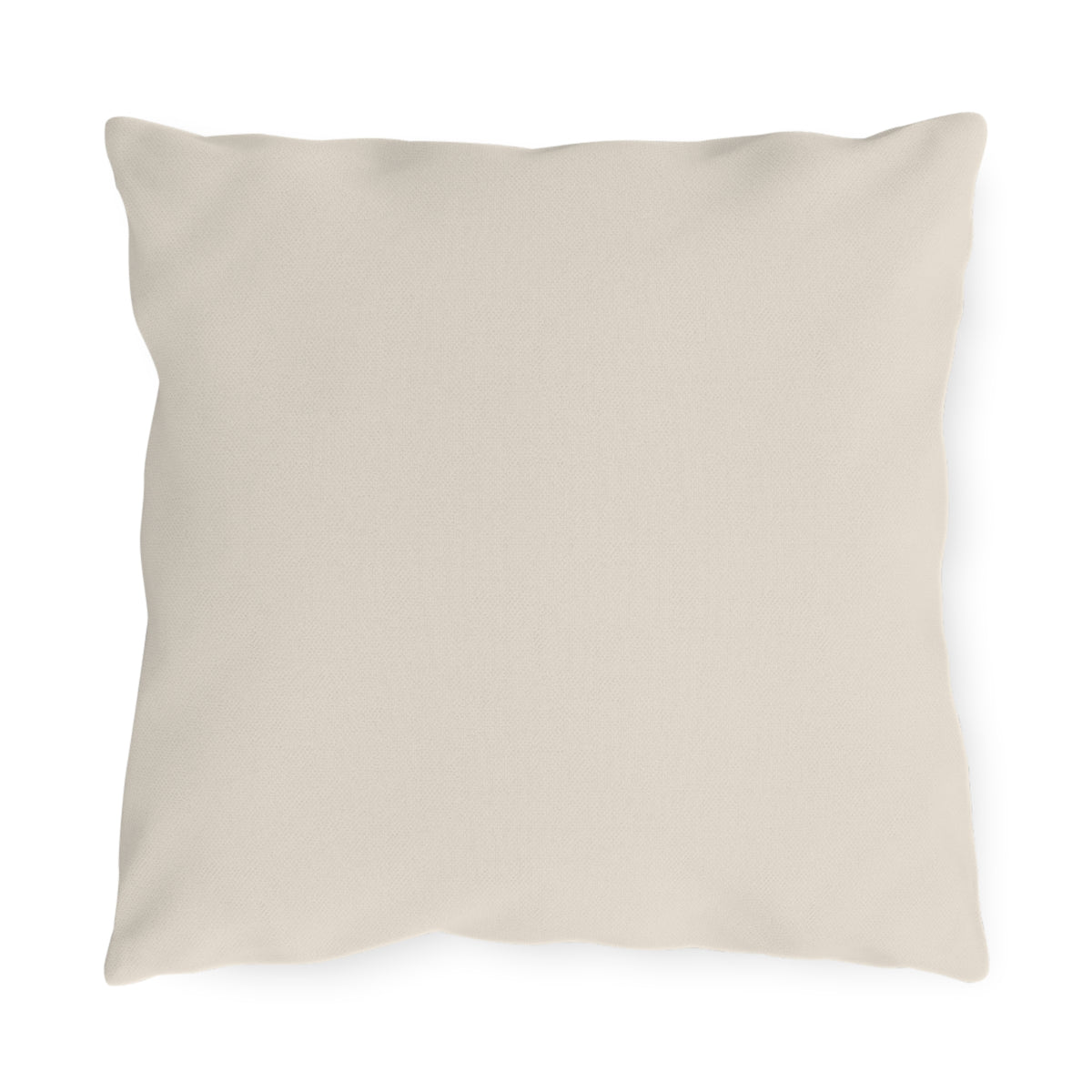 Outdoor Pillow — Neutral Beige Weatherproof Patio Cushion