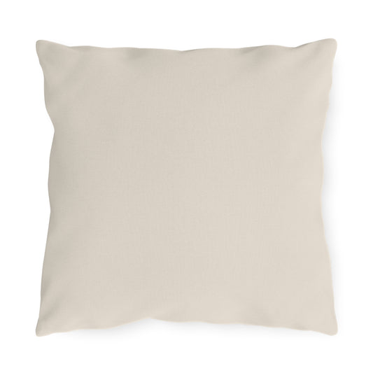 Outdoor Pillow — Neutral Beige Weatherproof Patio Cushion