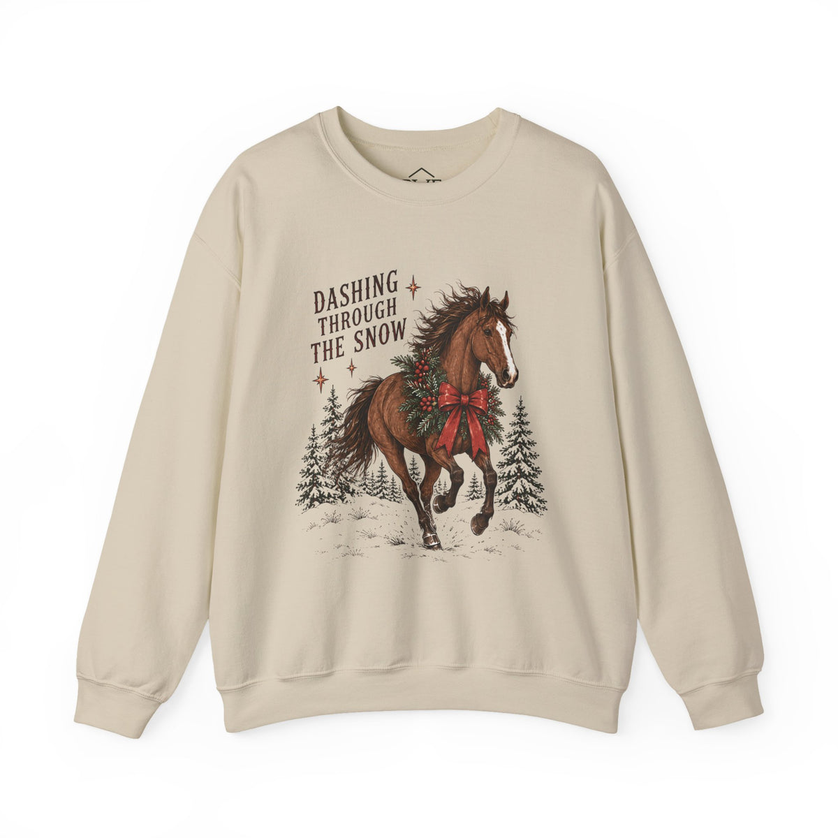 Dashing Through the Snow Horse Sweatshirt