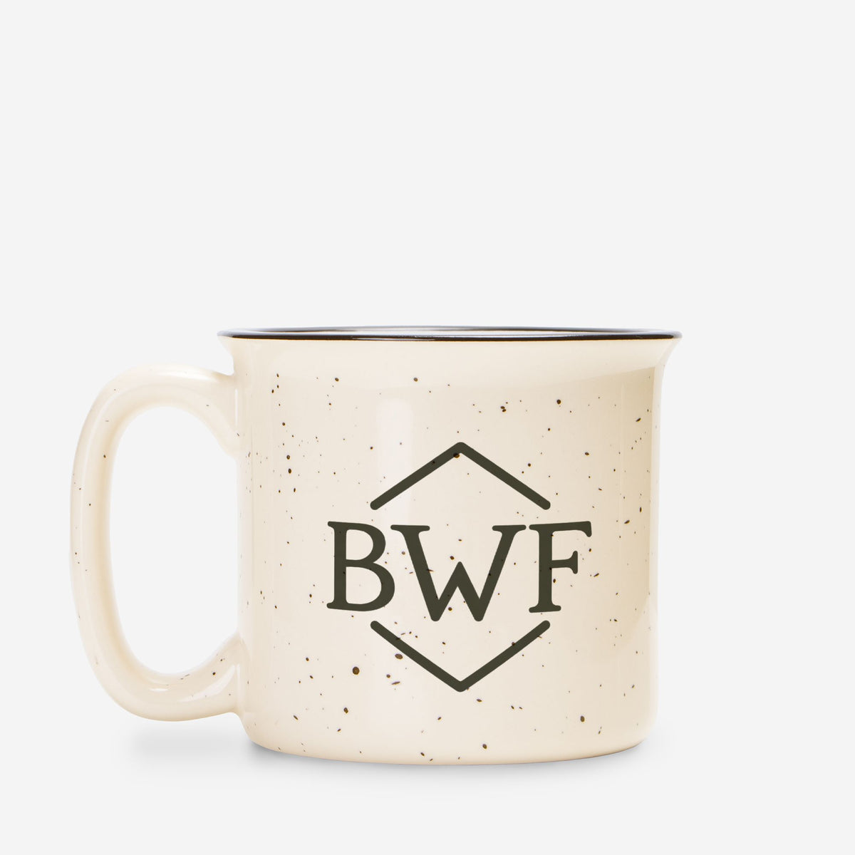 BWF Brand Ceramic Camp Cream Mug