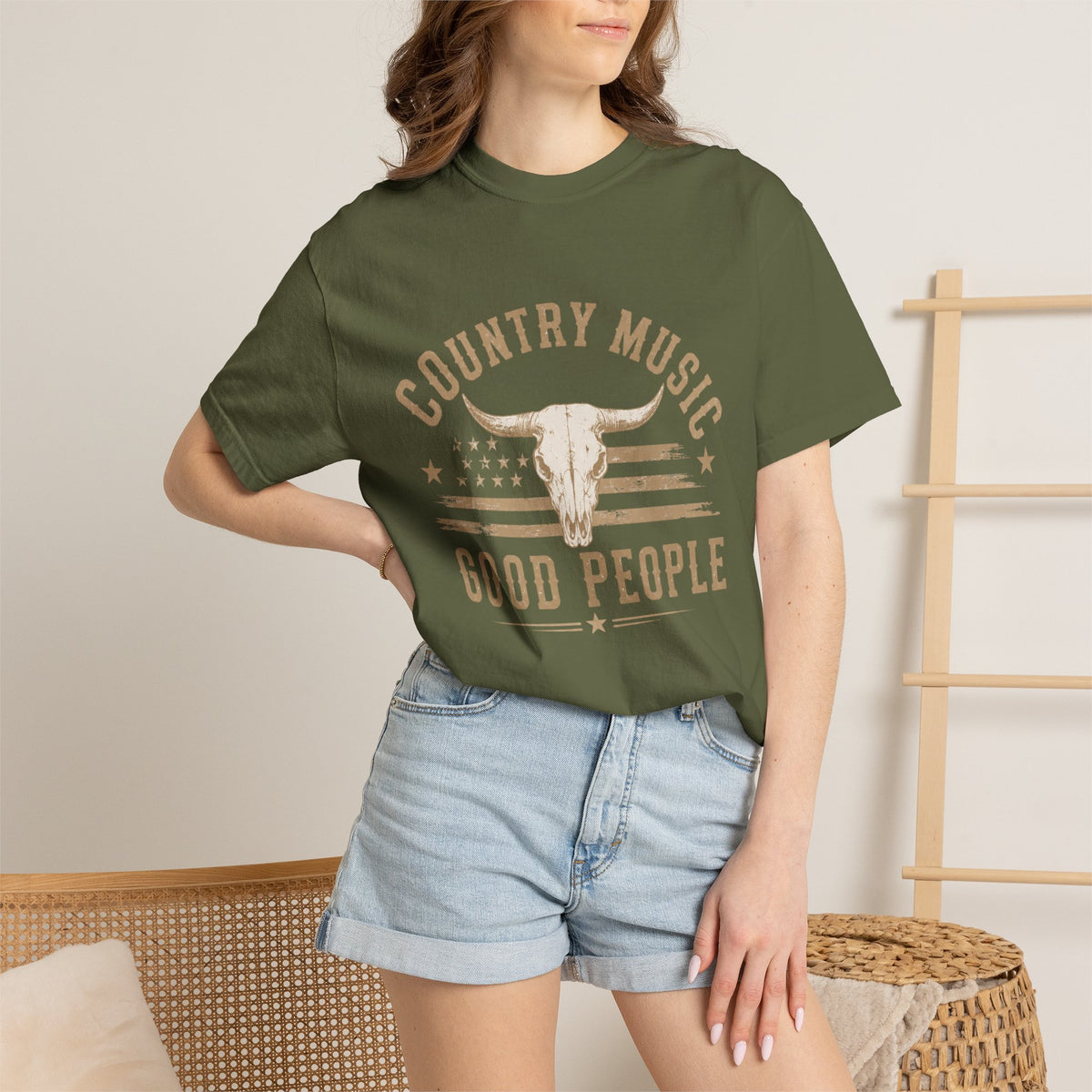 Unisex Longhorn Country Music Tshirt