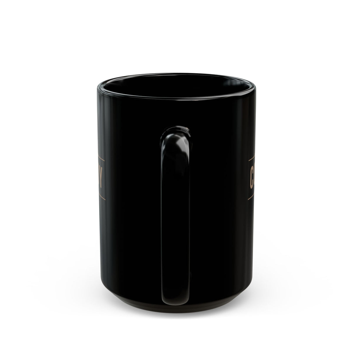 The Cowboy DJ Black Mug