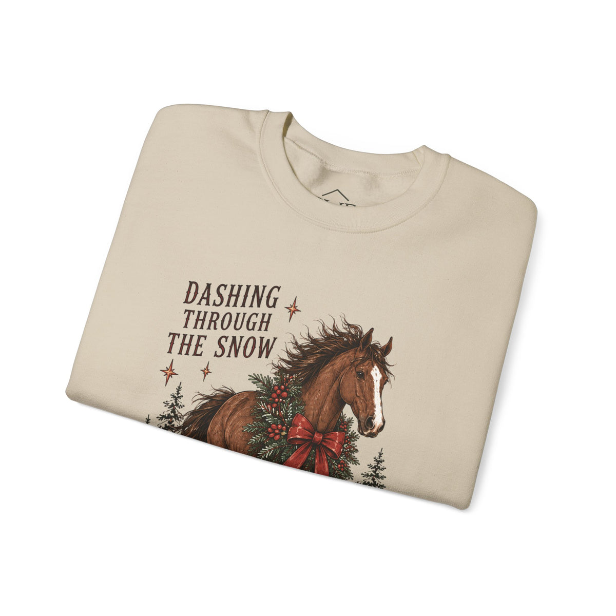 Dashing Through the Snow Horse Sweatshirt