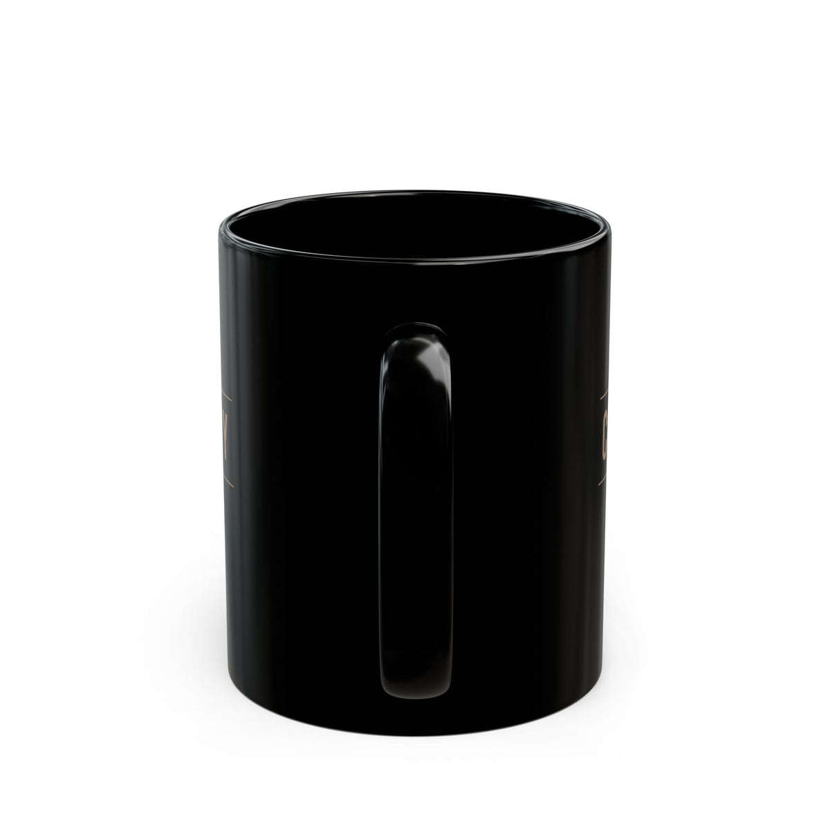 The Cowboy DJ Black Mug