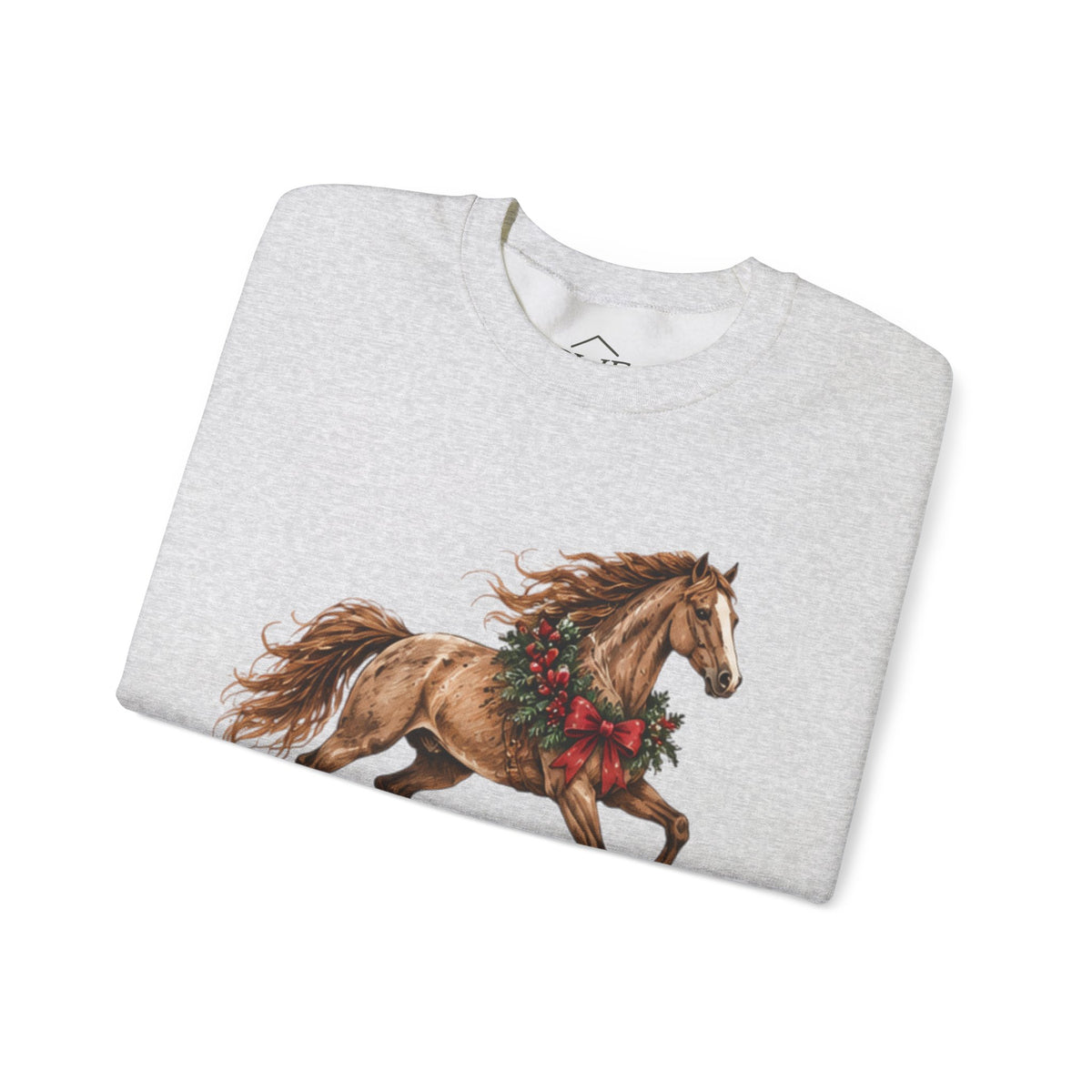 Retro Western Christmas Horse Sweatshirt