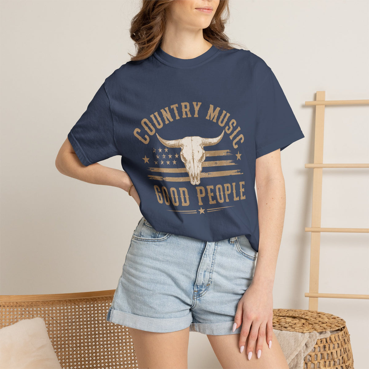 Unisex Longhorn Country Music Tshirt