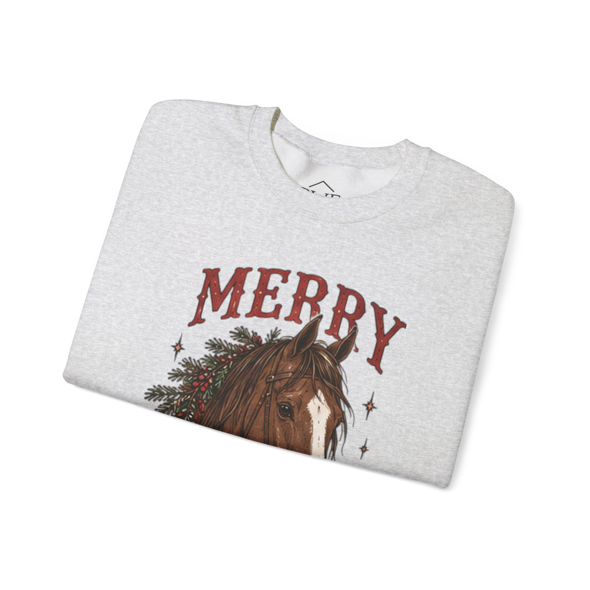 Merry Christmas Horse Sweatshirt