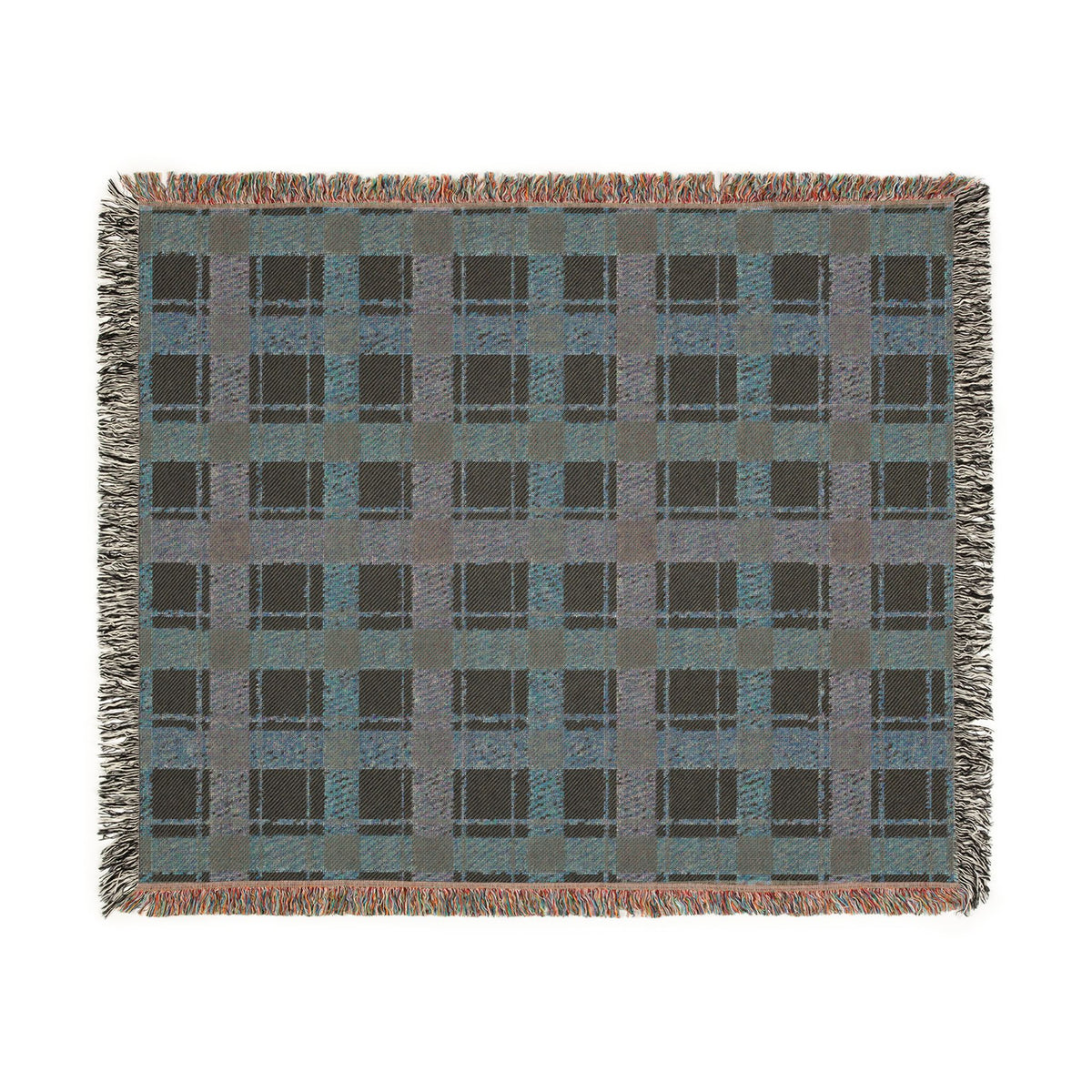 Autumn Plaid Woven Throw