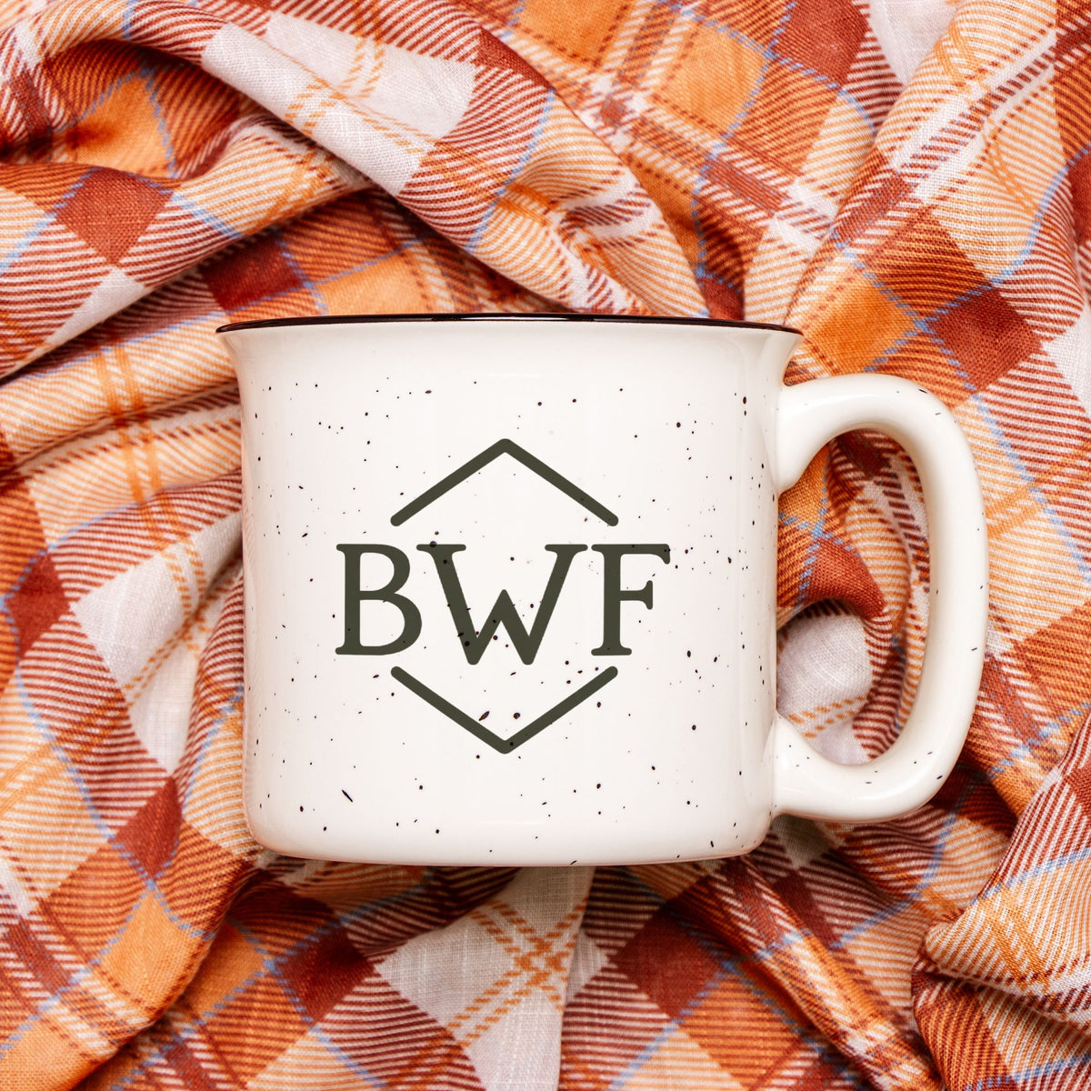 BWF Brand Ceramic Camp Cream Mug