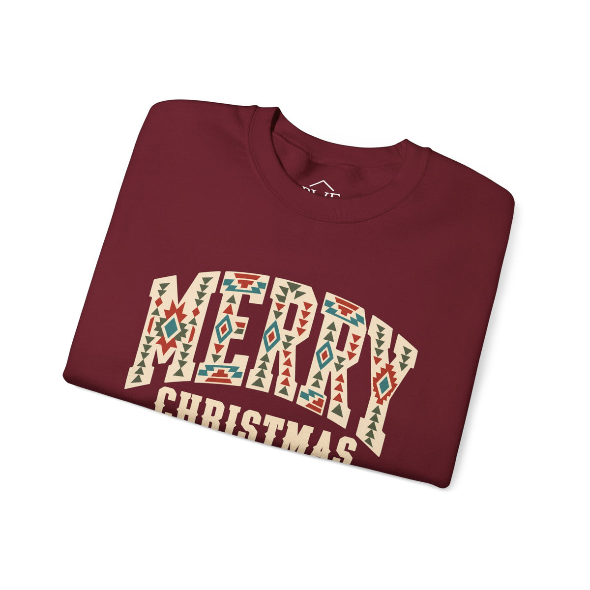 Merry Christmas Western Aztec Sweatshirt