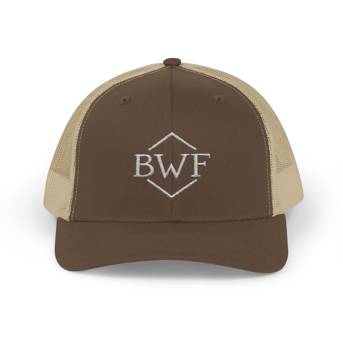 BWF Embordered Brand Trucker Cap