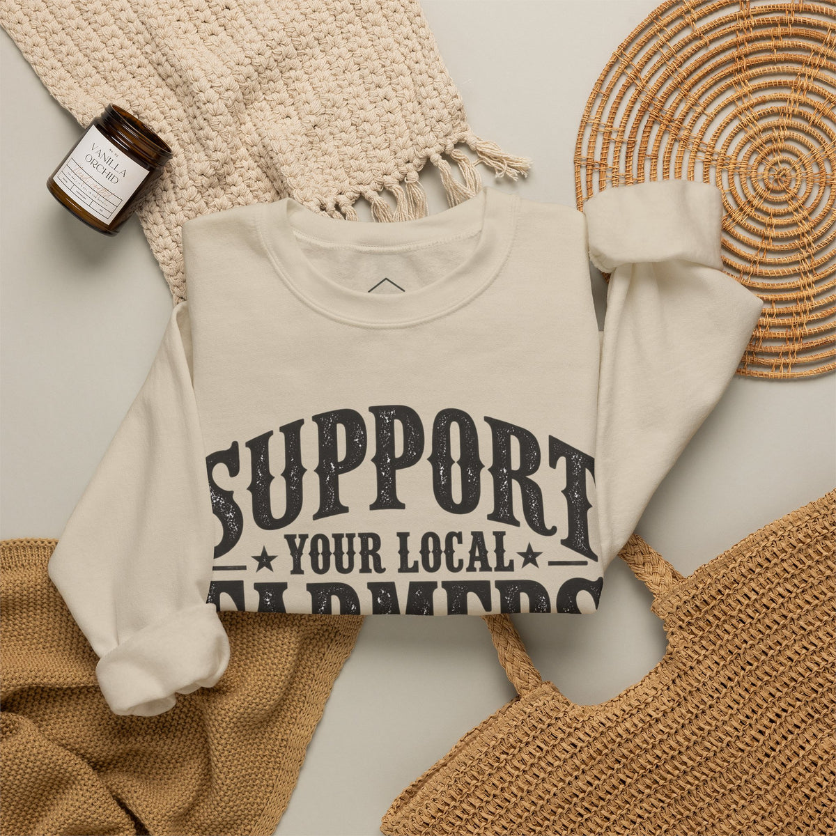 Support Your Local Farmers Sweatshirt