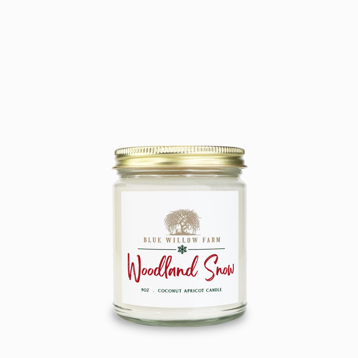 Woodland Snow Candle